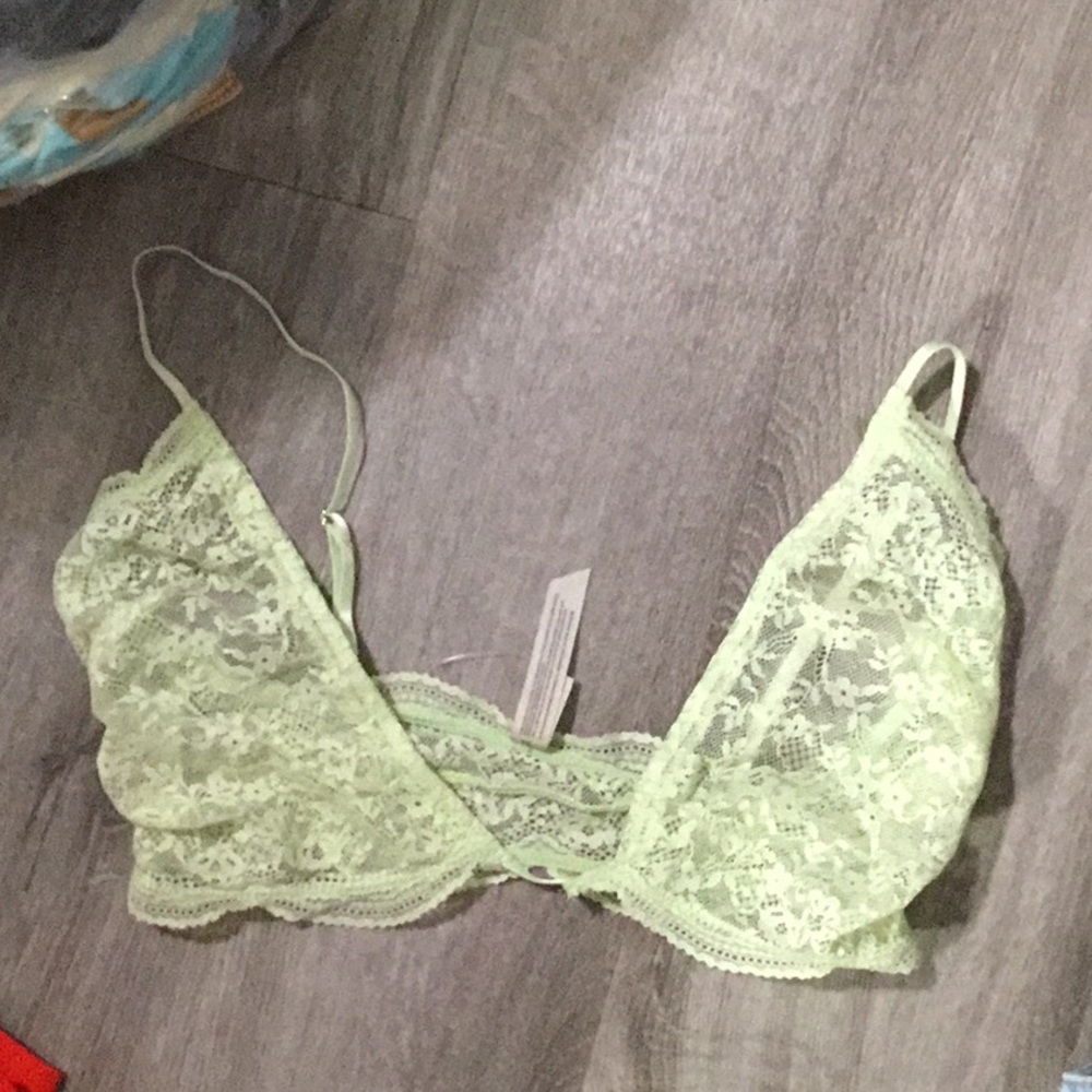 INTIMATELY FP GREEN BRALETTE